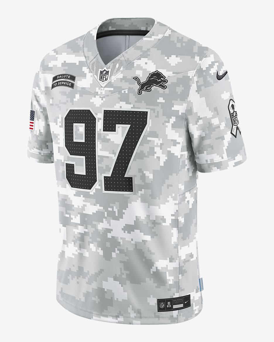 Nike Salute To Service NFL Detroit online Lions Zipper Jersey